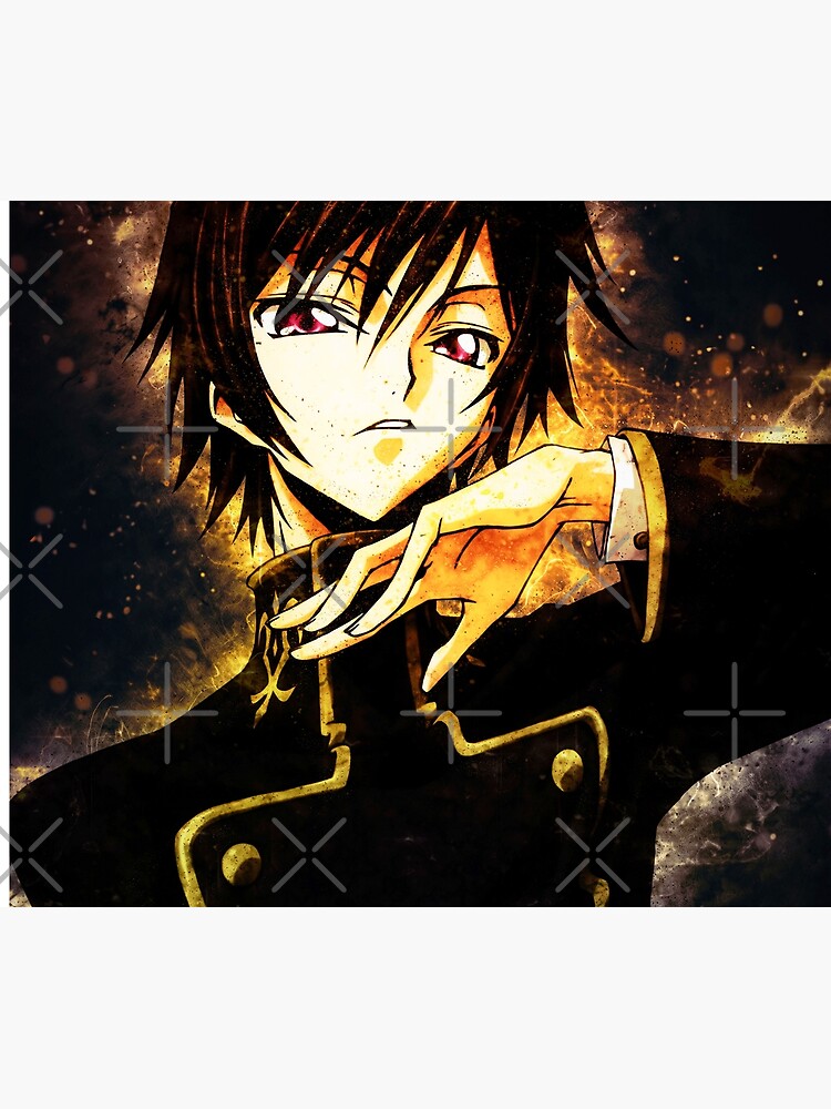 Lelouch Lamperouge Code Geass Saga Anime Rug